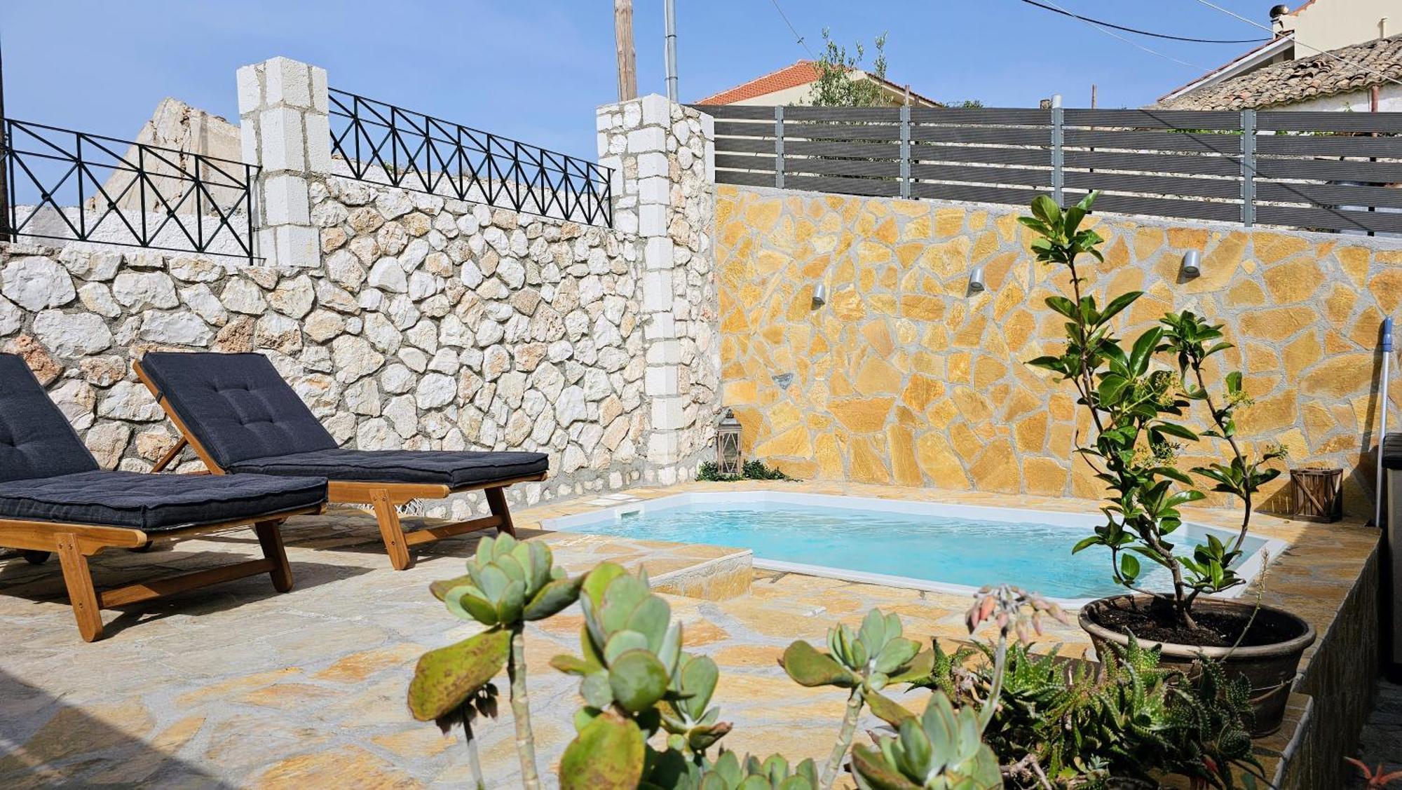 Villa Apoplous With Pool 아소스 외부 사진